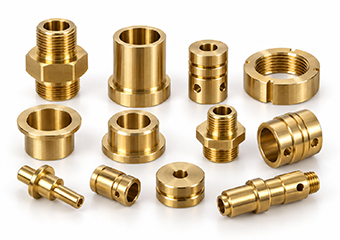 Custom Precision Brass CNC Turned Components