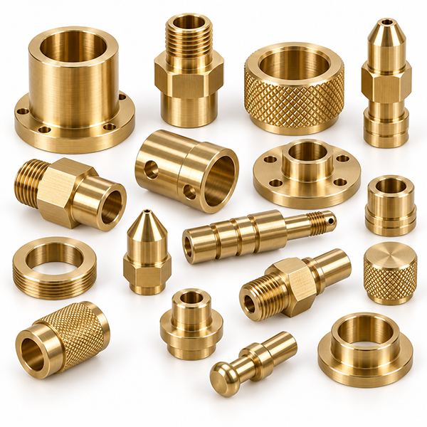 Custom Precision Brass CNC Turning Parts