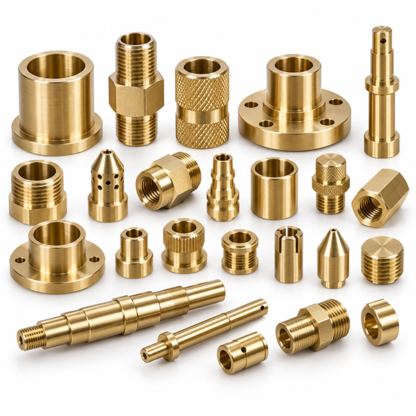 Custom Precision C360, C260, C464, C385, C377, Lead-Free Brass CNC Turned Parts