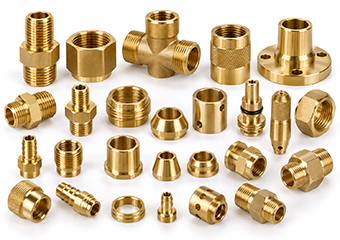 Custom CNC Turned Valves, Fittings & Plumbing Brass Components