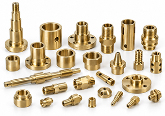Custom CNC Turned Industrial Equipment Brass Components