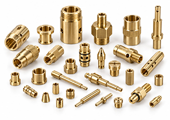 Custom CNC Turned Instrumentation & Precision Assemblies Brass Components
