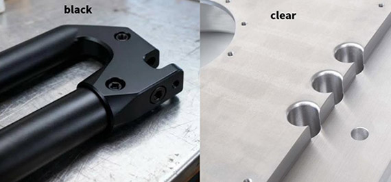 Clear and Black Anodizied Colors CNC Machining Parts Clear and Black Anodizied Colors CNC Machining Parts