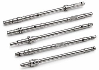 Custom Swiss CNC Machining Turning Long & Slender Throttle Shafts Custom Swiss CNC Machining Turning Long & Slender Throttle Shafts