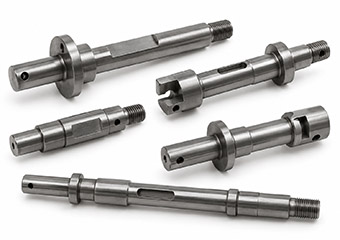 Custom CNC Machining Turning 1045 Carbon Steel Throttle Shafts Custom CNC Machining Turning 1045 Carbon Steel Throttle Shafts