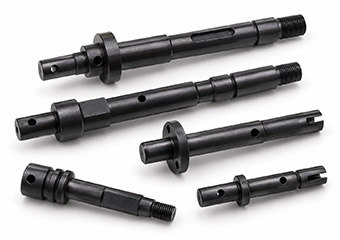 Custom CNC Machining Turning Steel Black Oxide Throttle Shafts Custom CNC Machining Turning Steel Black Oxide Throttle Shafts
