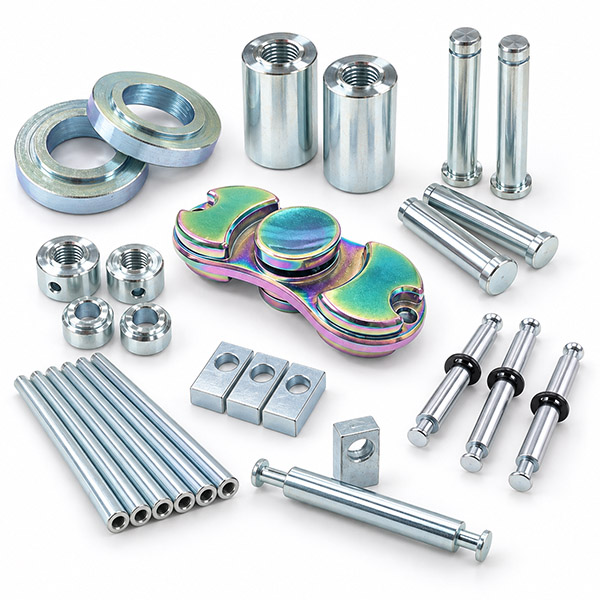Custom Zinc Plated CNC Machining Turning Parts