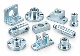 Custom Zinc-Plated CNC Machined Turned Mounting Components