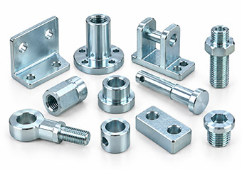 Custom Zinc-Plated CNC Machined Parts for Construction & Hardware