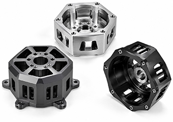 Custom CNC Machining Multi-Sided UAV Motor Housings