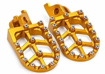 Custom CNC Machining Off-Road & Dirt Bike Foot Pegs