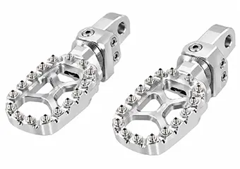 6061-T6 Aluminum CNC Motorcycle Footrests & Foot Peg Machining