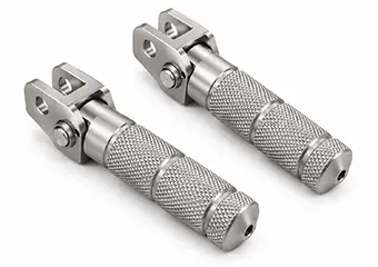 Titanium Grade 5 CNC Motorcycle Footrests & Foot Peg Machining