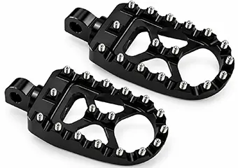 Type II Anodized Aluminum CNC Motorcycle Footrests & Foot Peg Machining