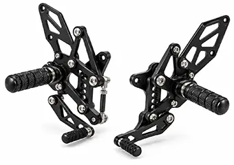 Powder Coating CNC Motorcycle Footrests & Foot Peg Machining
