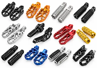 Custom CNC Street & Performance Motorcycles Footrests & Foot Peg Machining