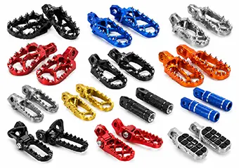 Custom CNC Off-Road & Dirt Bikes Footrests & Foot Peg Machining