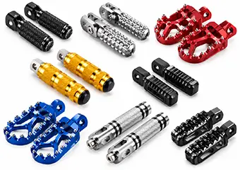 Custom CNC Motorcycles Footrests & Foot Peg Machining