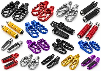 Custom CNC Electric Motorcycles & E-Moto Footrests & Foot Peg Machining