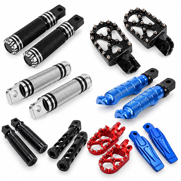 Custom CNC Motorcycle Racing Bike Footrest & Foot Pegs Machining