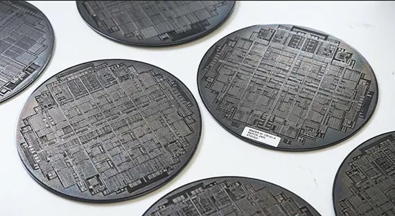 semiconductor wafers with chemical etching semiconductor wafers with chemical etching
