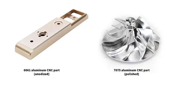 6061 vs 7075 Aluminum CNC Machined Parts 6061 vs 7075 Aluminum CNC Machined Parts
