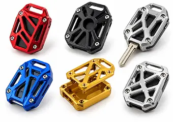 Custom CNC Skeletonized & Lightweight Key Head Covers Machining Custom CNC Skeletonized & Lightweight Key Head Covers Machining