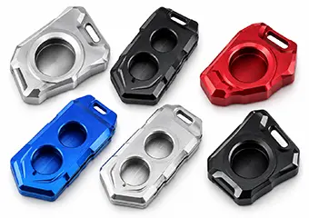 Custom 6061-T6 Aluminum Key Head Covers CNC Machining Custom 6061-T6 Aluminum Key Head Covers CNC Machining