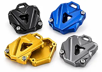 Custom 7075-T6 Aluminum Key Head Covers CNC Machining Custom 7075-T6 Aluminum Key Head Covers CNC Machining