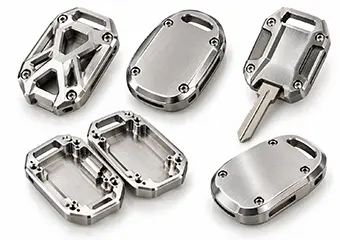Custom Stainless Steel Key Head Covers CNC Machining Custom Stainless Steel Key Head Covers CNC Machining