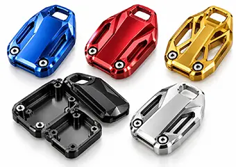 Polishing and Anodizing Key Head Covers CNC Machining Polishing and Anodizing Key Head Covers CNC Machining