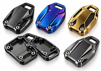PVD DLC Coating Key Head Covers CNC Machining PVD DLC Coating Key Head Covers CNC Machining