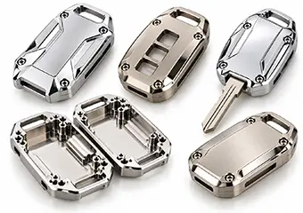 Nickel Chrome Plating Key Head Covers CNC Machining Nickel Chrome Plating Key Head Covers CNC Machining