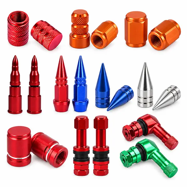 Custom CNC Machined Tire Valve Stem Caps & Covers
