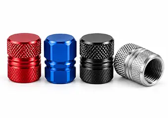 Custom CNC Machined Profile Valve Stem Caps & Covers