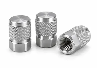 Custom 6063 Aluminum Tire Valve Stem Caps & Covers CNC Machining