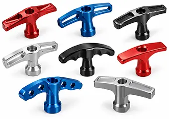 Custom CNC Machined T-Shaped Pull Start Handles