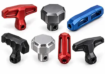 Custom CNC Machined Multi-Sided CNC Pull Handles