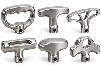 Custom CNC Machined 316 Stainless Steel Pull Pull Cord & Pull Start Handles