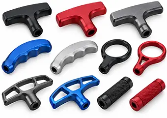 Custom CNC Machined Bead Blast and Anodizing Pull Cord & Pull Start Handles