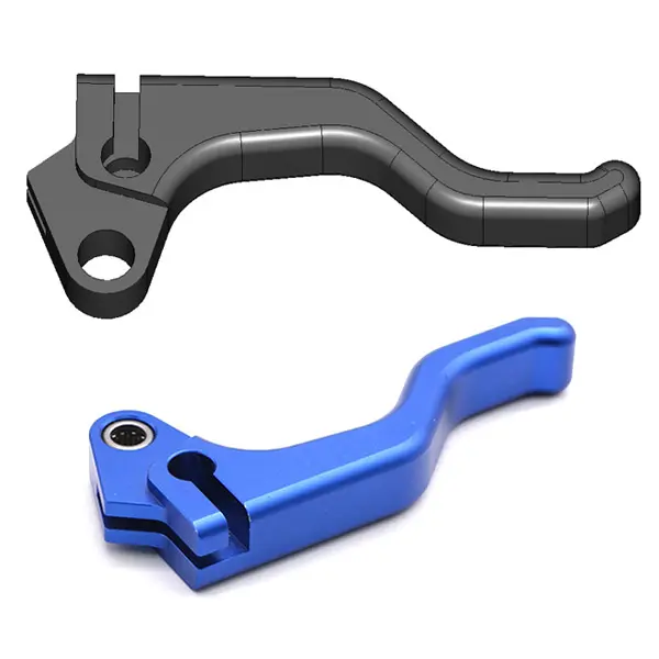 Custom CNC Machining Aluminum Motorcycle Foldable Brake Clutch Levers Custom CNC Machining Aluminum Motorcycle Foldable Brake Clutch Levers