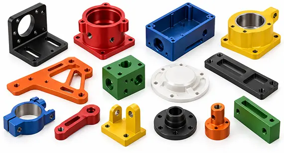 Colors of Custom Stainless Steel Powder Coating CNC Machined Parts Colors of Custom Stainless Steel Powder Coating CNC Machined Parts