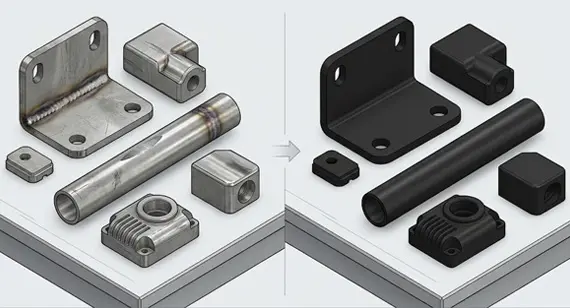Stainless Steel CNC Machined Parts Imperfections Concealing by Powder Coating Stainless Steel CNC Machined Parts Imperfections Concealing by Powder Coating
