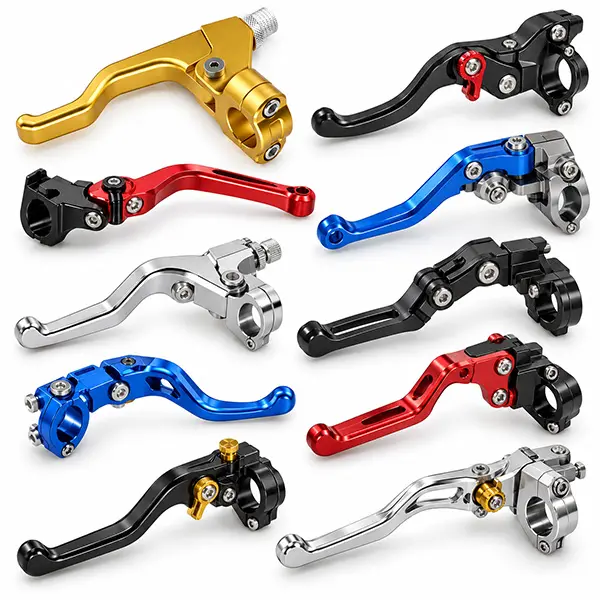 Custom CNC Motorcycle Brake & Clutch Hand Levers Machining Manufacturing Custom CNC Motorcycle Brake & Clutch Hand Levers Machining Manufacturing