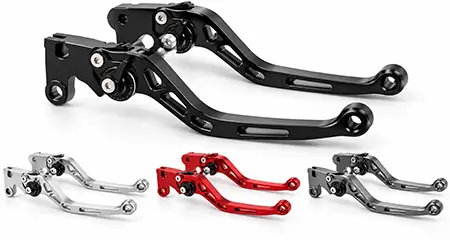 Custom CNC Machined 6061-T6 Aluminum Motorcycle Brake & Clutch Hand Levers Custom CNC Machined 6061-T6 Aluminum Motorcycle Brake & Clutch Hand Levers