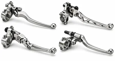 Custom CNC Machined Stainless Steel Motorcycle Brake & Clutch Hand Levers Custom CNC Machined Stainless Steel Motorcycle Brake & Clutch Hand Levers