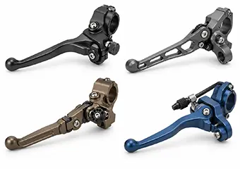 Custom CNC Machined Bead Blasting and Anodizing Brake & Clutch Hand Levers Custom CNC Machined Bead Blasting and Anodizing Brake & Clutch Hand Levers