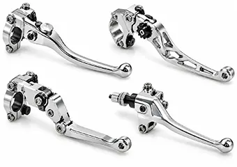 Custom CNC Machined Polishing Brake & Clutch Hand Levers Custom CNC Machined Polishing Brake & Clutch Hand Levers
