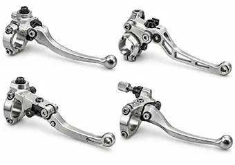 Custom CNC Machined Brushing Brake & Clutch Hand Levers Custom CNC Machined Brushing Brake & Clutch Hand Levers
