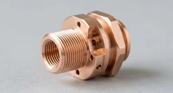 C14500 CNC Machied Nozzle with Precision Threads C14500 CNC Machied Nozzle with Precision Threads